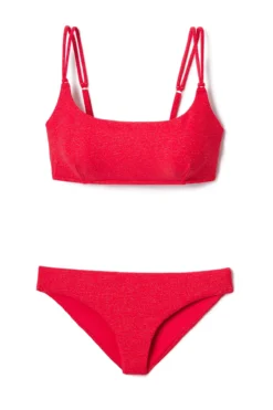 Seafolly Twilight Metallic Bralette Bikini Top (DD Cup) 5 Seafolly Twilight Metallic Bralette Bikini Top (DD Cup) -ELAN || Maaji Shop 103425 CHILI 164596