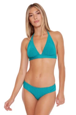 Empire Banded Halter Bikini Top