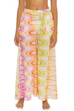 Metallic Retro Pants