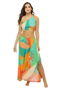 Hali Asymmetrical Crop Top