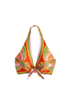 Farm Rio Beach Toucans Scarf Top -ELAN || Maaji Shop 309408 Apparel Top Multi Laydown