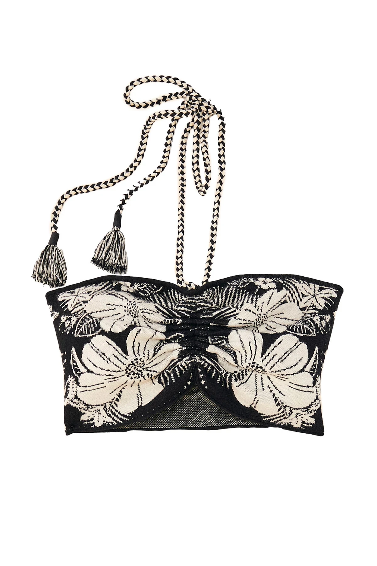 Farm Rio Macaw Elegance Halter Crop Top 4 Farm Rio Macaw Elegance Halter Crop Top - Image 4