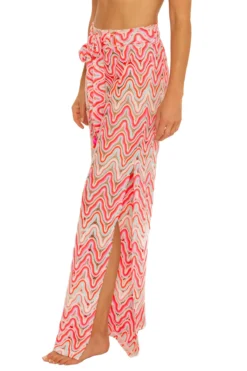 Serafina Crochet Pants -ELAN || Maaji Shop 3665035 Apparel Bottom Multi Side