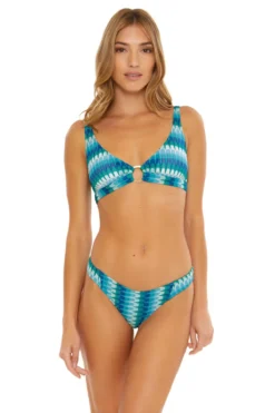 Moonray Ring Front Halter Bikini Top