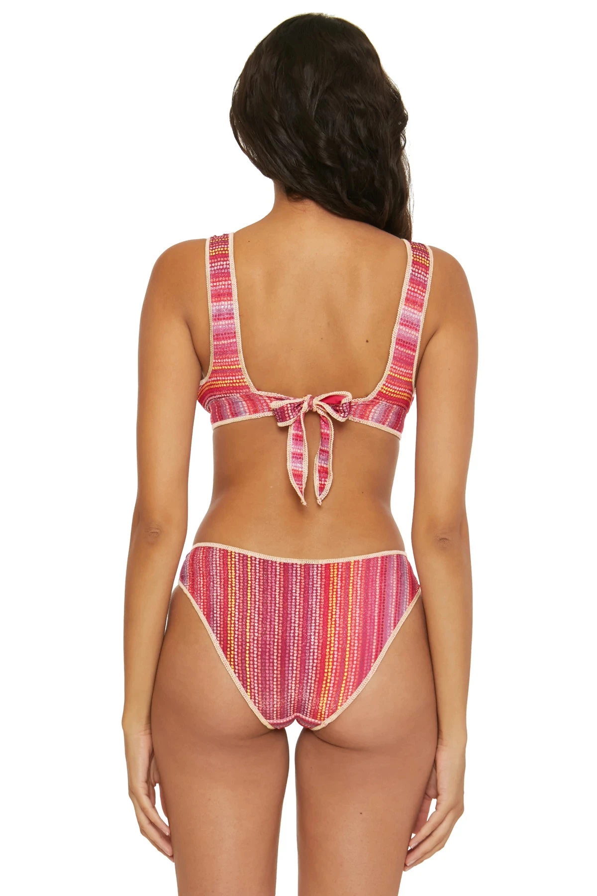 Callie Metallic Bralette Bikini Top 2 Callie Metallic Bralette Bikini Top - Image 2