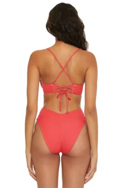 New Arrival -ELAN || Maaji Shop 542347 Bikini Top Paprika Back