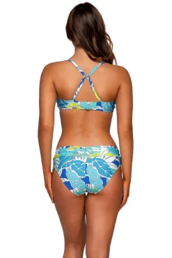 Kauai Keyhole Bralette Bikini Top (D+ Cup) -ELAN || Maaji Shop 54TKAILU Bikini Top Kailua Bay Back1