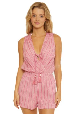 Beachy Keen Wrap Front Romper