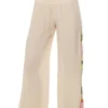 ELAN Crochet Panel Wide Leg Pants
