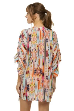 Desert Dream Kimono -ELAN || Maaji Shop LB3VK63 Apparel Top Multi Back