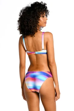 Underwire Twist Bralette Bikini Top -ELAN || Maaji Shop LB3ZQ70 Bikini Top Multi Back1