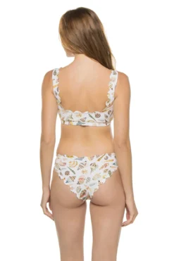 Marysia Palm Springs Bralette Bikini Top -ELAN || Maaji Shop ST067CS Bikini Top Coconut Shell Back