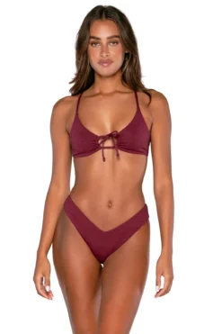 Tahiti Tie Front Bralette Bikini Top