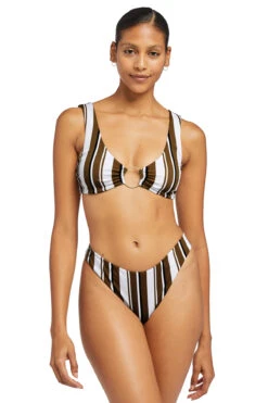 Skylar Ribbed Bralette Bikini Top